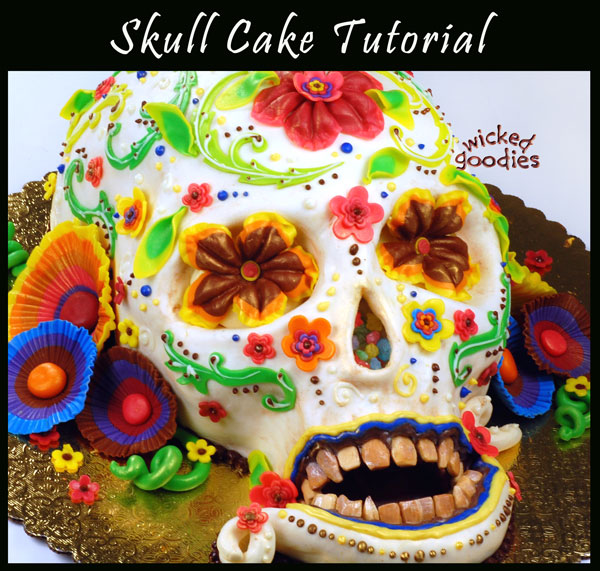 How To Make A Skull Cake